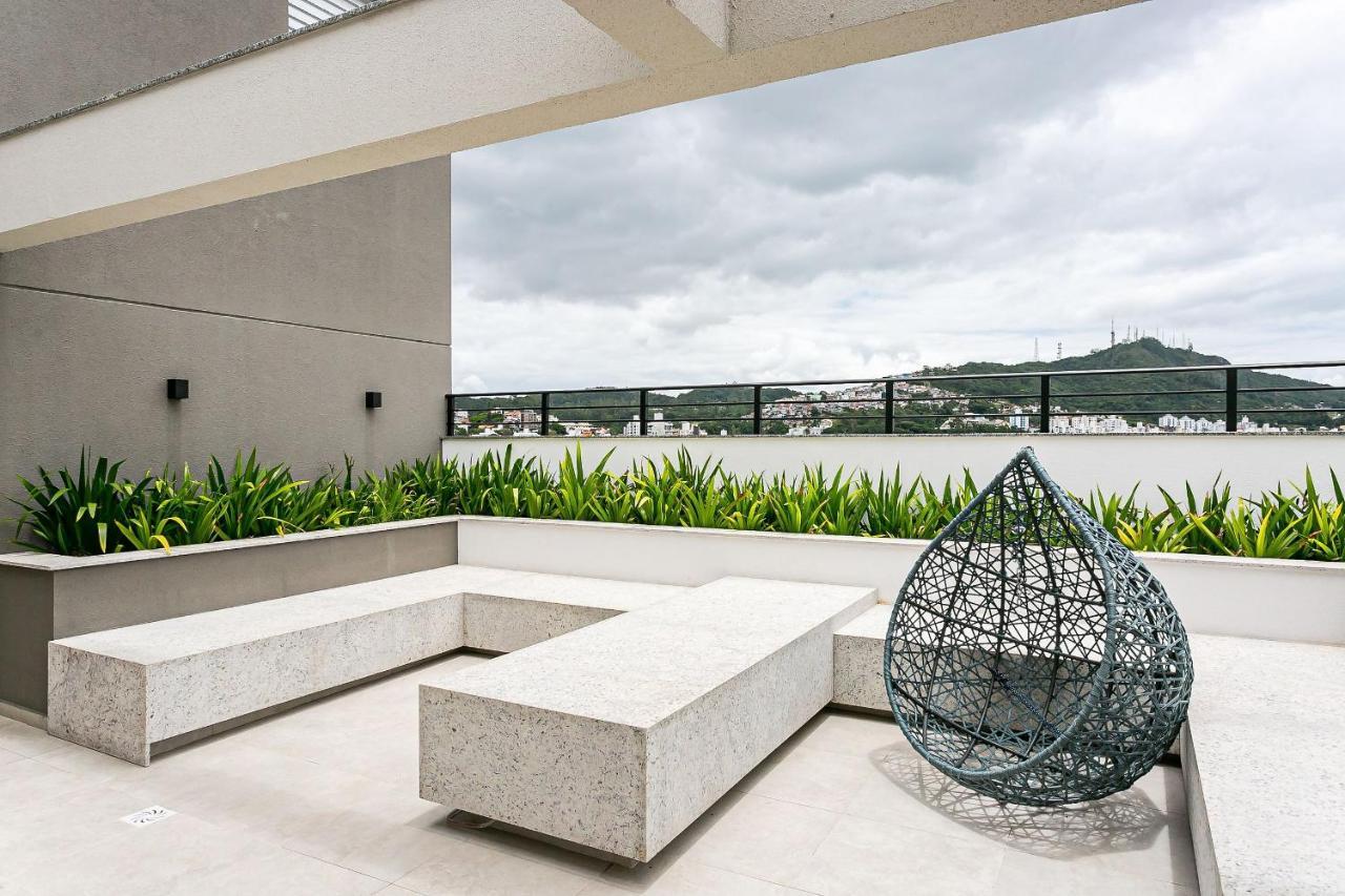Apartamento próximo à UFSC com estacionamento e rooftop Florianópolis Exterior foto